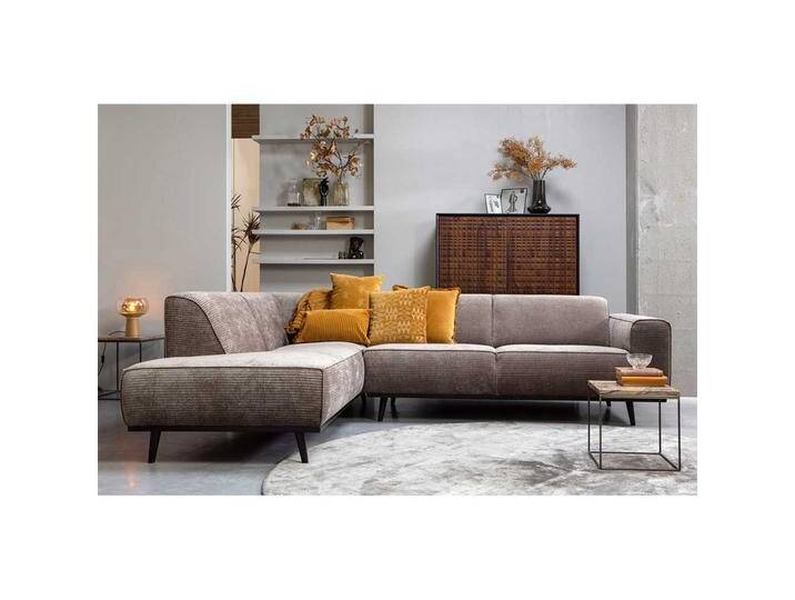 Hochwertige Eckcouch in Taupe Fußgestell aus Holz Hochwertige Eckcouch in Taupe Fußgestell aus Holz von Basilicana