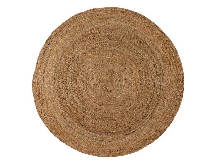 Jute Teppiche rund in Beige 150 cm Durchmesser (2er Set) von Basilicana