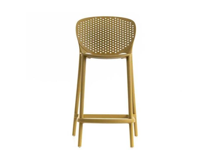 Küchen Sitzhocker 64 cm Sitzhöhe Kunststoff (2er Set) von Basilicana