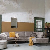 Kunstleder Ecksofa in Grau modern von Basilicana