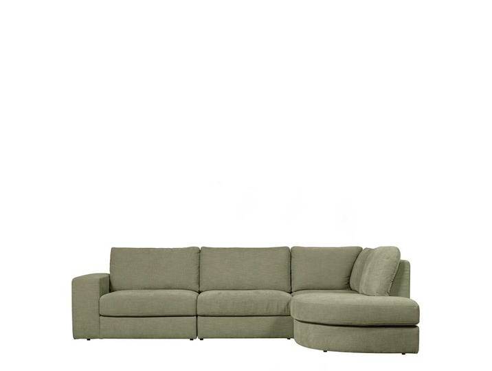 L Sofas mit Ecke links oder rechts Graugrün Webstoff L Sofas mit Ecke links oder rechts Graugrün Webstoff von Basilicana