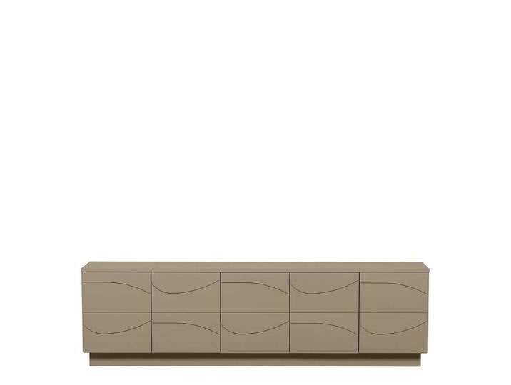 Lowboard TV Board in Schlammfarben 180 cm breit von Basilicana