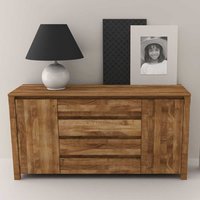 Massivholz Sideboard aus Wildeiche geölt 150 cm von Basilicana