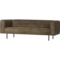 Microfaser Couch in Olivgrün modern von Basilicana