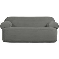 Moderne Couch Grün-Grau mit Webplüsch Bezug 183 cm breit von Basilicana