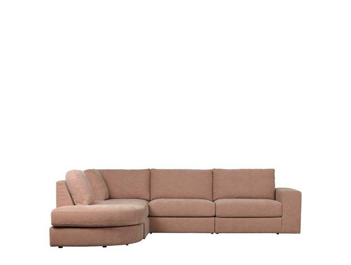 Moderne Sofalandschaft in Rosa Webstoff vier Modulen Moderne Sofalandschaft in Rosa Webstoff vier Modulen von Basilicana