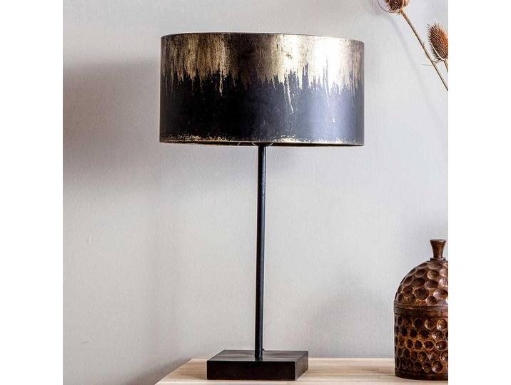 Moderne Tischleuchten in Schwarz und Messingfarbem Metall (2er Set) von Basilicana