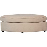 Moderner Eck Couchhocker in Beige Stoff 97 cm breit - 46 cm hoch von Basilicana