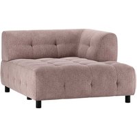 Modernes Cord Couchelement in Mauve 108 cm Sitztiefe von Basilicana