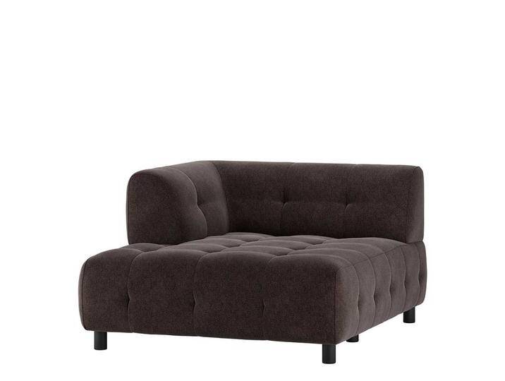 Modular Eck Sofas in Graubraun Webstoff 122 cm breit - 140 cm tief Modular Eck Sofas in Graubraun Webstoff 122 cm breit - 140 cm tief von Basilicana