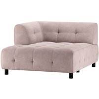 Modulares Ecksofa-Element Mauve aus Chenillegewebe 122 cm breit von Basilicana