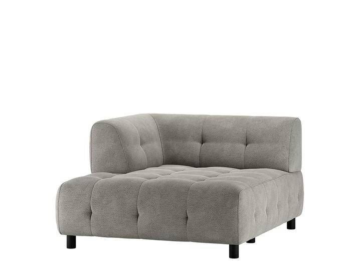 Modulares Ecksofa Element modern in Graugrün Chenillegewebe Modulares Ecksofa Element modern in Graugrün Chenillegewebe von Basilicana
