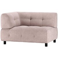 Modulares Sofa Element Mauve aus Chenillegewebe modernem Design von Basilicana