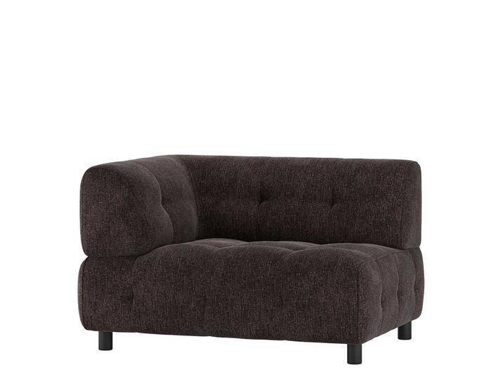 Modulsofa Eckelement Einsitzer in modernem Design Graubraun Modulsofa Eckelement Einsitzer in modernem Design Graubraun von Basilicana