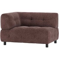 Modulsofa Element 1-Sitzer in Mauve Strukturstoff 122 cm breit von Basilicana