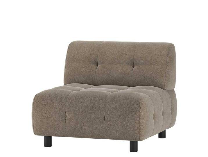Modulsofa Element Einsitzer in Graugrün Rücken echt bezogen Modulsofa Element Einsitzer in Graugrün Rücken echt bezogen von Basilicana