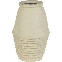 Pappmaschee Vase im Skandi Design für Trockenblumen von Basilicana