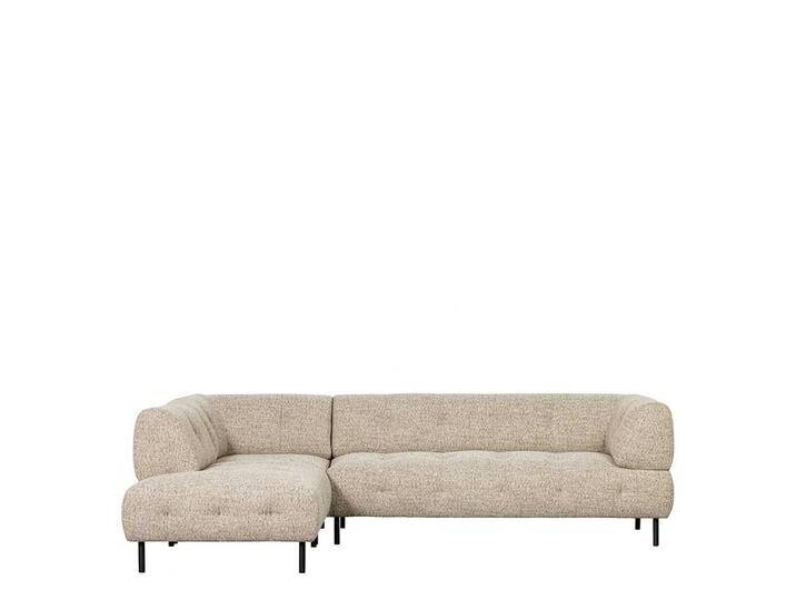 Polsterecke L Form in Beigegrau Strukturstoff 267 cm breit von Basilicana