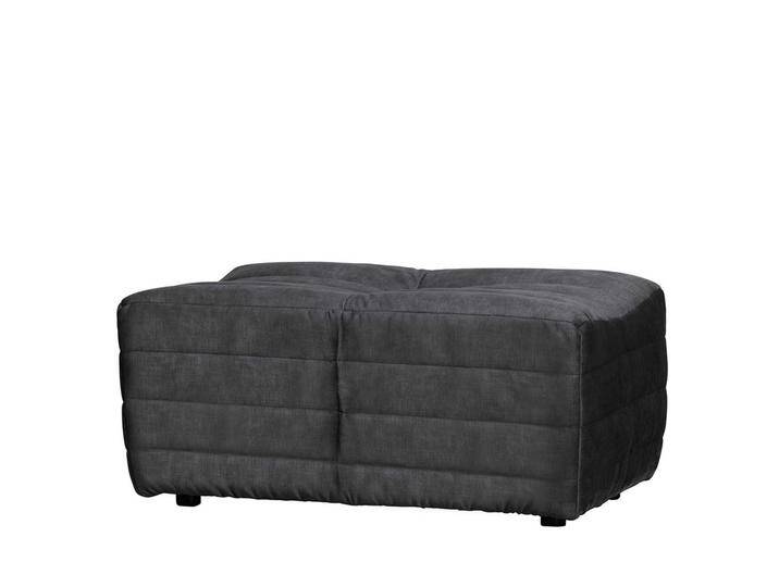 Polsterhocker in Anthrazit Samt Sofa von Basilicana