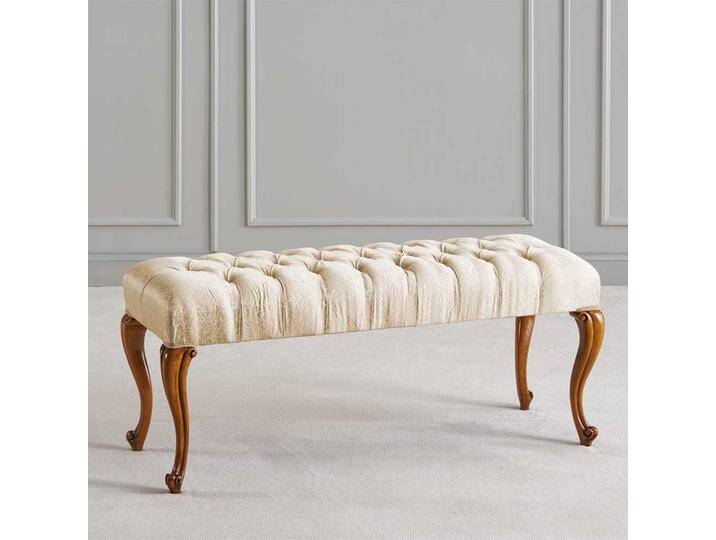 Polstersitzbank in italienischem Design 123 cm breit - 53 cm hoch von Basilicana