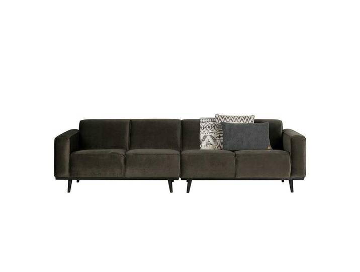 Polstersofa in Dunkelgrün Webstoff Retro Design Polstersofa in Dunkelgrün Webstoff Retro Design von Basilicana