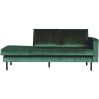 Retro Dreisitzer Couch in Grün Samtbezug von Basilicana