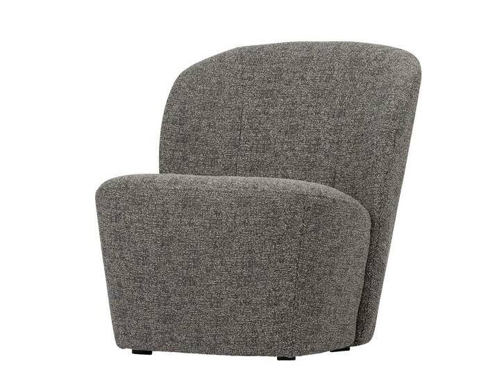 Retro Sessel in Grau Webstoff von Basilicana