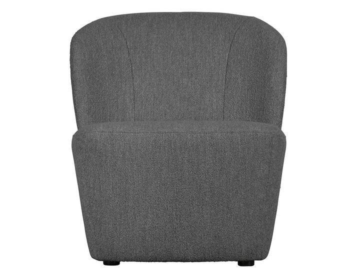 Sessel in Dunkelgrau Retrostil von Basilicana