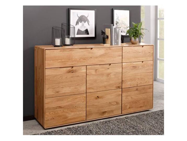 Sideboard Wohnzimmerkommode aus Wildeiche Massivholz 149 cm breit von Basilicana