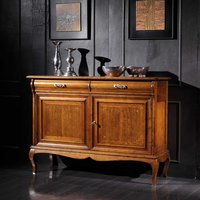 Sideboard in Nussbaumfarben italienischen Design von Basilicana