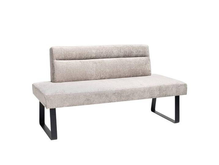 Sitzbank Esszimmer Polsterbank in modernem Design mit Rückenlehne von Basilicana