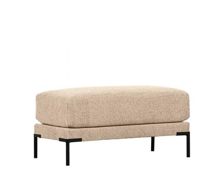 Sitzhocker Couchhocker mit Fußgestell aus Metall in rechteckiger Form Sitzhocker Couchhocker mit Fußgestell aus Metall in rechteckiger Form von Basilicana