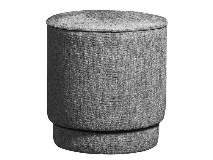 Sitzhocker Polsterhocker auf Sockel in runder Form von Basilicana
