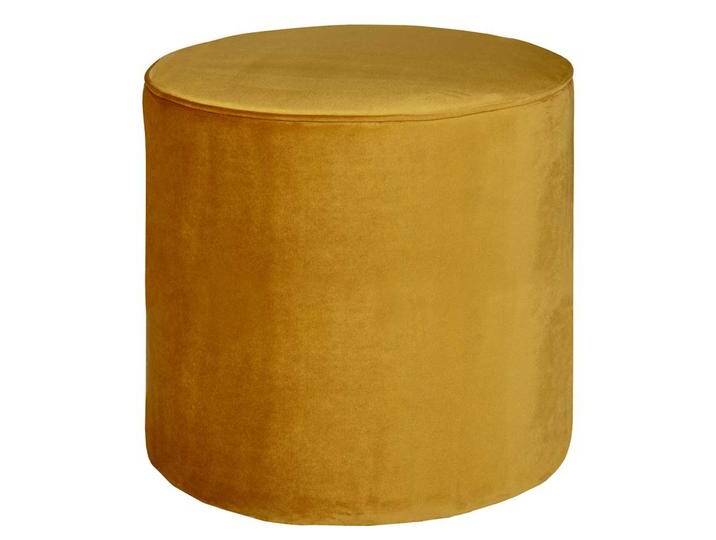 Sitzhocker Pouf in Gelb modern von Basilicana