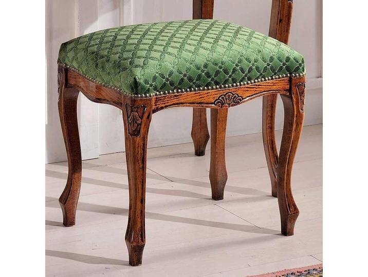 Sitzhocker in Grün gemustert Barock Design Sitzhocker in Grün gemustert Barock Design von Basilicana