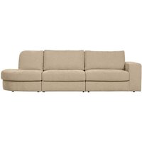 Sofa Beige Stoff modern 298 cm breit 98 cm tief von Basilicana