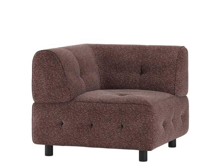 Sofa Ecke Modul in Mauve Strukturstoff 43 cm Sitzhöhe Sofa Ecke Modul in Mauve Strukturstoff 43 cm Sitzhöhe von Basilicana