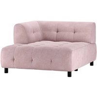 Sofa Element Flachgewebe Mauve 122 cm breit 140 cm tief von Basilicana