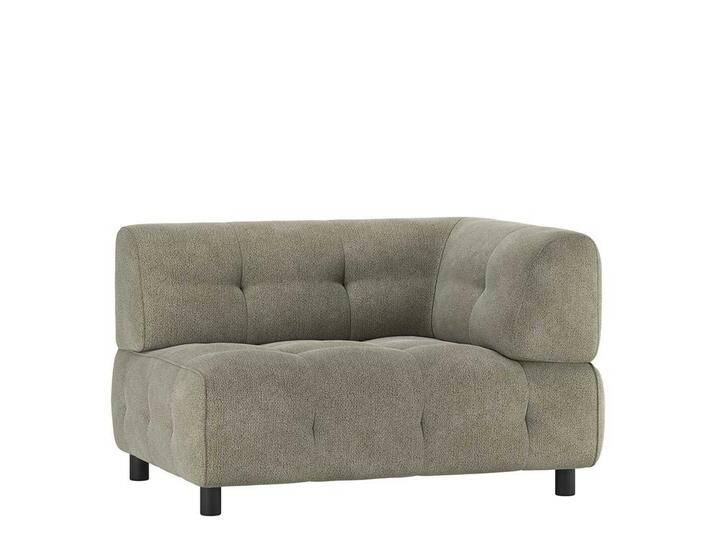 Sofa Element Modul rechts in Blassgrün 122 cm breit - 90 cm tief von Basilicana