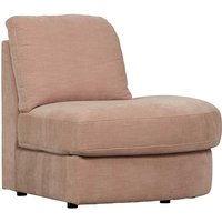 Sofa Modul Element Ende in Rosa Rücken echt bezogen von Basilicana