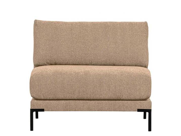 Sofa Modulelement mit gepolsterter Rückenlehne und einem Sitzplatz von Basilicana