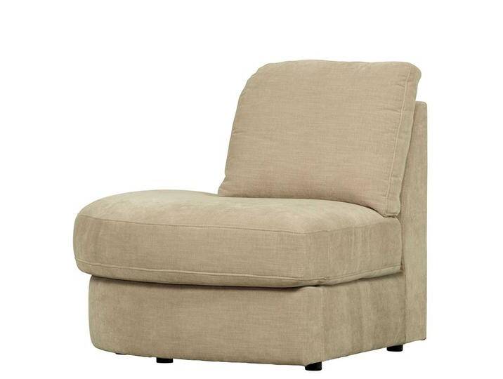 Sofa Rundecke Abschluss Beige mit einem Sitzplatz Rücken echt bezogen Sofa Rundecke Abschluss Beige mit einem Sitzplatz Rücken echt bezogen von Basilicana