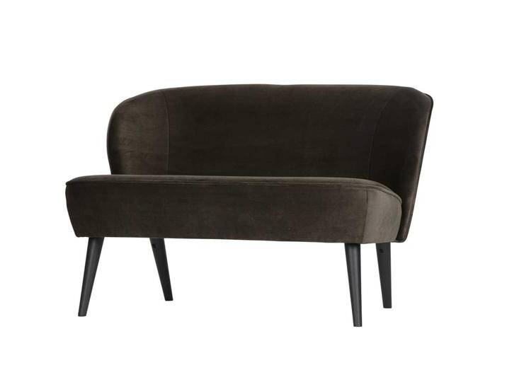 Sofa in Dunkelgrün Used Optik Webstoff von Basilicana