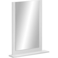 Spiegel im Skandi Design Weiß Ablage von Basilicana