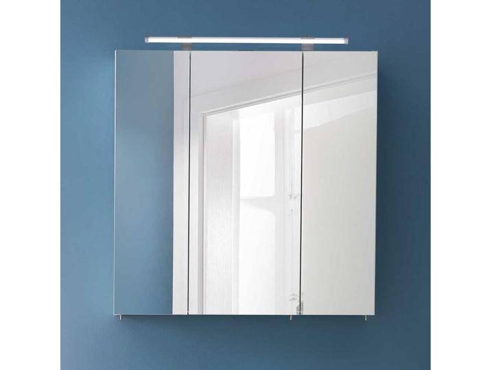 Spiegelschrank Bad weiss Made in Germany LED Beleuchtung von Basilicana