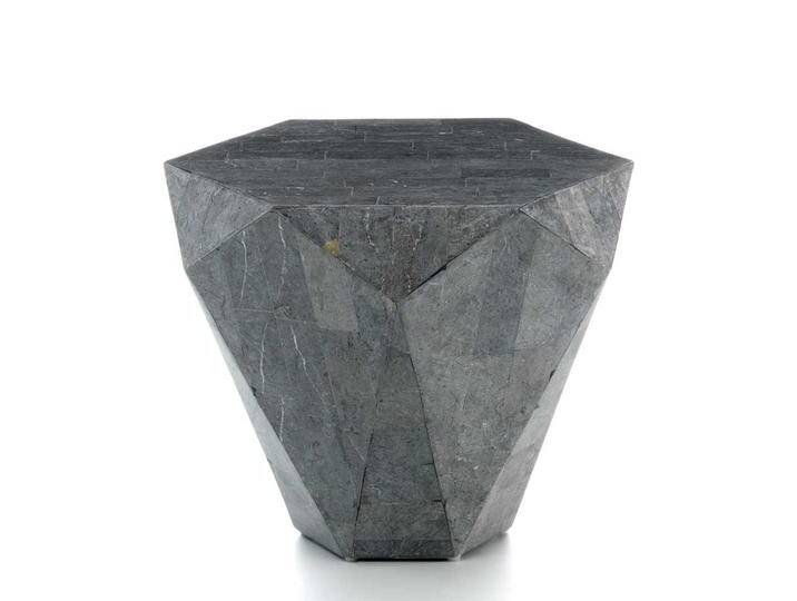 Stein Couchtisch in Grau modern von Basilicana