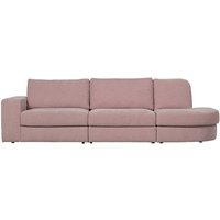 Stoff Sofa Rosa in modernem Design drei Sitzplätzen von Basilicana