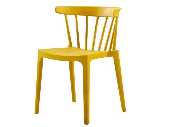 Stühle in Gelb Kunststoff (2er Set) von Basilicana