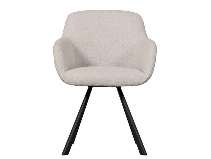 Stuhl Esszimmer Boucle in modernem Design Gestell aus Metall von Basilicana