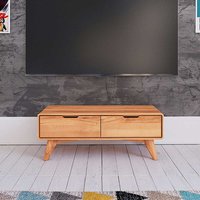 TV Bank aus Kernbuche Massivholz 90 cm breit von Basilicana